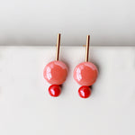 Load image into Gallery viewer, CANDY Earrings, Coral Color

