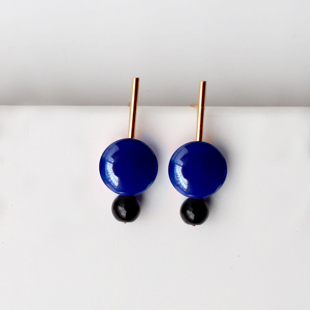 CANDY Earrings, Blue Color