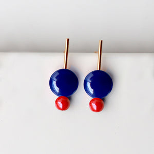 CANDY Earrings, Blue Color