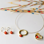 Load image into Gallery viewer, Orbit round earrings
