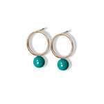 Load image into Gallery viewer, Orbit round earrings
