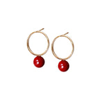 Load image into Gallery viewer, Orbit round earrings
