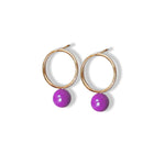 Load image into Gallery viewer, Orbit round earrings
