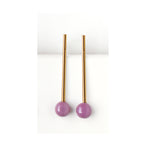 Carica l'immagine nel visualizzatore di Gallery, Orecchini ovali + drop ceramica
