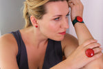 Load image into Gallery viewer, Red Ceramic Ring
