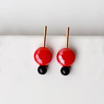 Carica l&#39;immagine nel visualizzatore di Gallery, CANDY Earrings, Red Color

