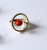 Carica l'immagine nel visualizzatore di Gallery, Orecchini ovali + drop ceramica
