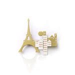 Load image into Gallery viewer, Paris Brooch, Porcelain Little Houses
