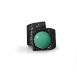 Carica l&#39;immagine nel visualizzatore di Gallery, Squared Button, Crossed Bracelet, Crocodile Printed Leather

