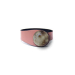 Load image into Gallery viewer, Copper Leather Bracelet + Ceramic Button
