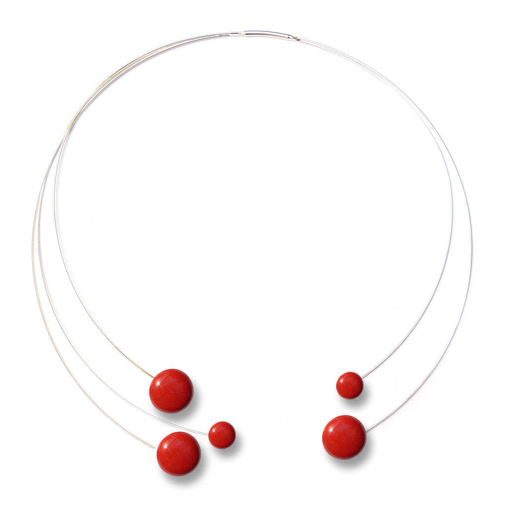 RED Drops Necklace