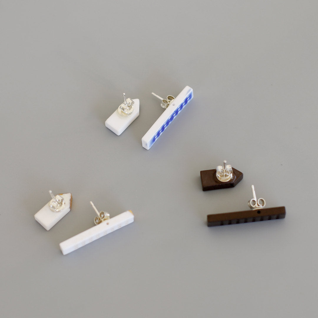 Città Earrings, Miniature Design